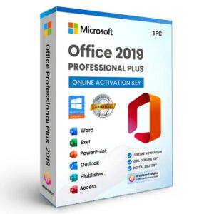 MICROSOFT Office 2019 home and student for 1 PC or 1 user(Activation key card)